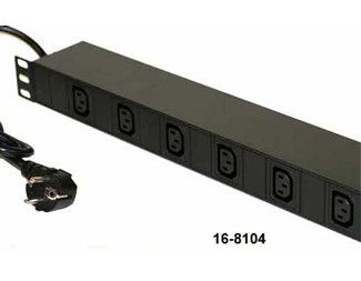 6xC13 ut, C14 10A in, 19''