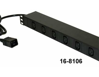 6xC13 ut, C14 10A in, 19''