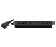 14 x C13 ut, C20 16A in, 2m kabel 19''