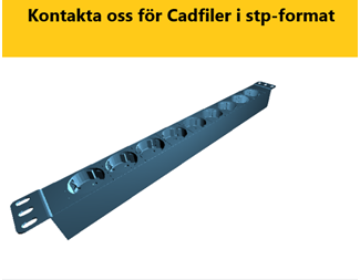 9x Schuko ut, Schuko 16A in 19'',2meter kabel