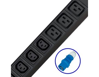 15xC13, 4xC19 uttag, 1x blåhand. 3m 16A