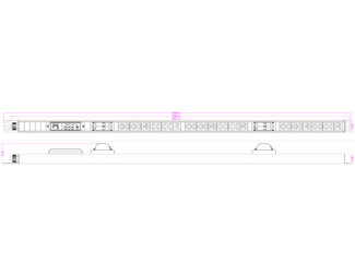 24x C13, 6x C19, Blåhandske,  32A in