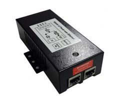 24 VDC in, Metalhus, DC/DC Gigabit PoE-Injektor 56V DC ut