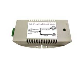 24 VDC in, DC/DC Gigabit PoE-Injektor 56V DC ut