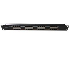 19" Passiv 16-portar 100MB, Utan strömadapter