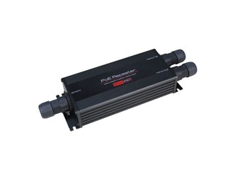 1 in 2 ut (Ethernet) 90W PoE repeater, 10/100/1000Mbps, IP67