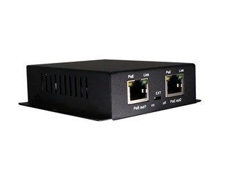 IEEE802.3af/at, 30W, 10/100Mbps, 1 POE in 2 POE ut