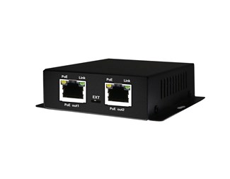 IEEE802.3af/at, 30W, 10/100Mbps, 1 POE in 2 POE ut