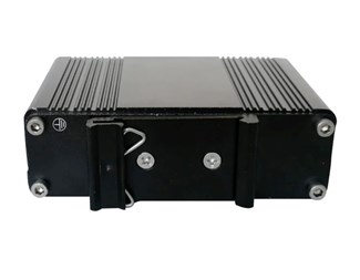 IEEE 802.3af/at PoE in, 20W & 12VDC (skruvplint) ut, DIN
