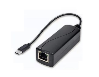 10/100 Mbps POE till USB-C, rak kontakt