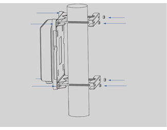 AC input 95w utomhus POE injektor IP66