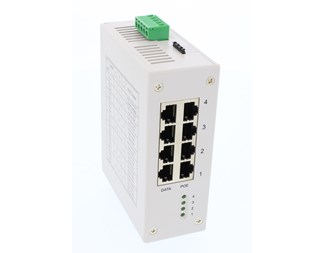 4-ports injektor, 30W, Gigabit, DIN-montage