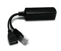 PoE till USB-hona, 5V/2A