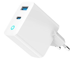 65W, USB A + USB C, QC+PD