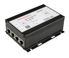 4 port RJ45 Åsk-/Transientskydd Cat6 1000Mbi/s , ytmontage