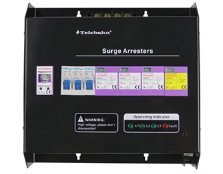 3fas Grovskydd,klass 1&2, 255V, 32A, 25kA/50kA impulsström