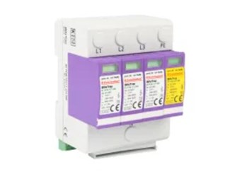 T2 3 phase 3P+N, Uc: 275V. In: 20KA. Imax: 40KA