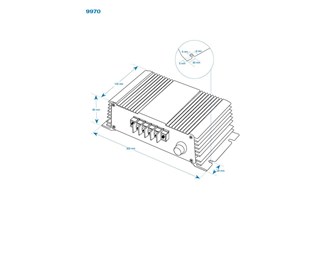 In 20 - 30VDC - Ut 12VDC / 20A