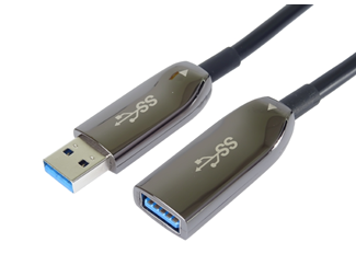 5m USB 3.2 Gen1 Typ A hane till hona AOC hybridkabel