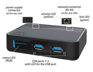 2xUSB 3.2Gen1, 10/100/1000BaseT