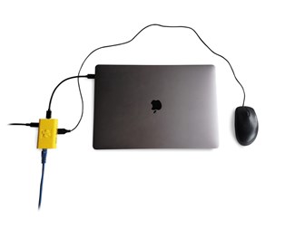 2xUSB-A 2.0/RJ45 Ethernet OTG för Samsung