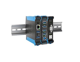2xUSB3.0, 1xGbps, DIN-monterad