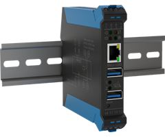 2xUSB3.0, 1xGbps, DIN-monterad