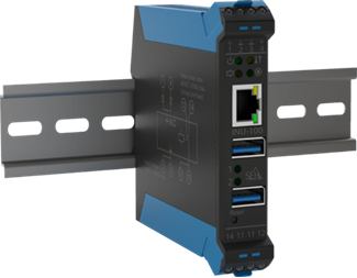 2xUSB3.0, 1xGbps, DIN-monterad