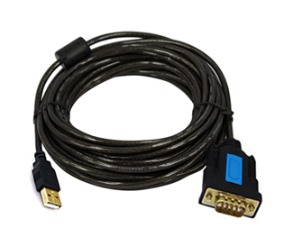 DB9 hane USB-A, fast kabel 1,5m