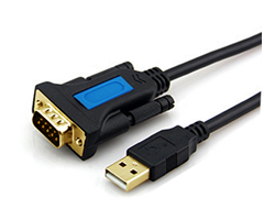 DB9 hane USB-A med lös 85cm USB-kabel