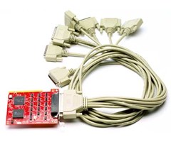 PCI, 8xRS232, RJ11 direkt på kortet