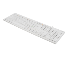 Vit, standard nordisk layout, USB