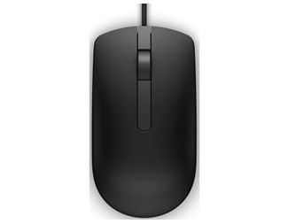 USB optisk mus, 3 knapper, kablet