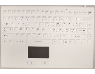 Tastatur med Touchpad Nordisk IP67