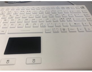 Tastatur med Touchpad Nordisk IP67