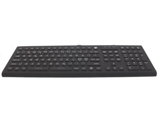 Sort Industri Tastatur Nordisk IP68