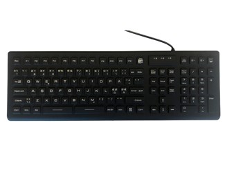 Sort Industri Tastatur Nordisk IP68