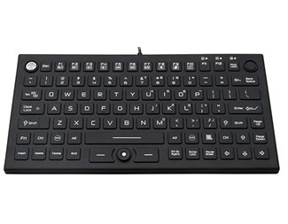 Kompakt Nordisk IP68 Tastatur m/Musepeker