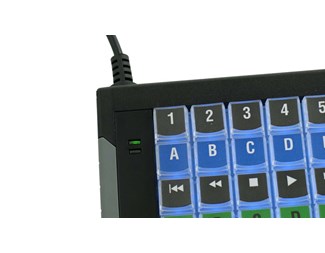 124 tangenter med analogt reglage (T-bar)