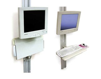 Monitorfäste, rörlighet: upp/ner/snurr