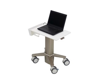 För laptop, vit/grå,