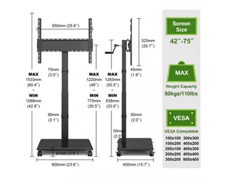 42''-75'' Maks.50kg