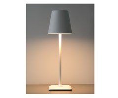 Hvit Dimbar LED bordlampe