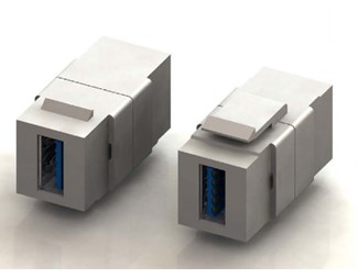 USB2.0 A-A, vit, helkapslad