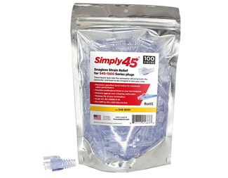 100 st för Cat6 Simply45 modularkontakt