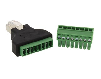 RJ45 hane till skruvplint