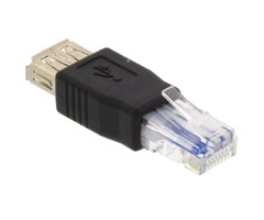 RJ45 hane till USB A hona