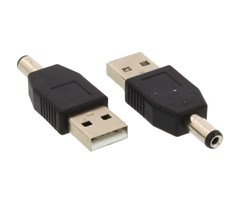 USB A hane till DC 5,5/2,1mm