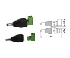 TERMINALBLOCK DC 2,1mm