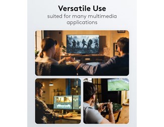 1.0M, DP2.0/2.1, hane-hane, 16K 60Hz, svart